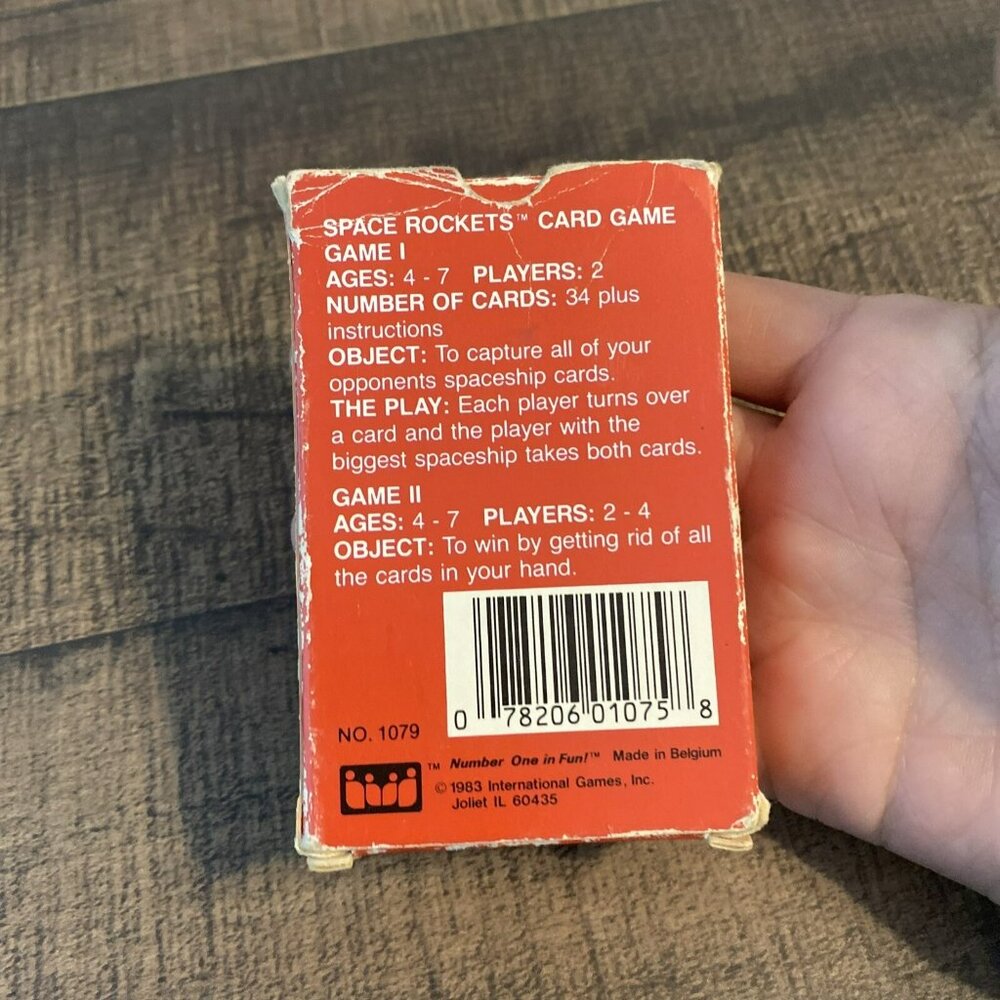Vintage Space Rockets Card‎ Game 1983 Complete In Rough Condition - Picture 3 of 16
